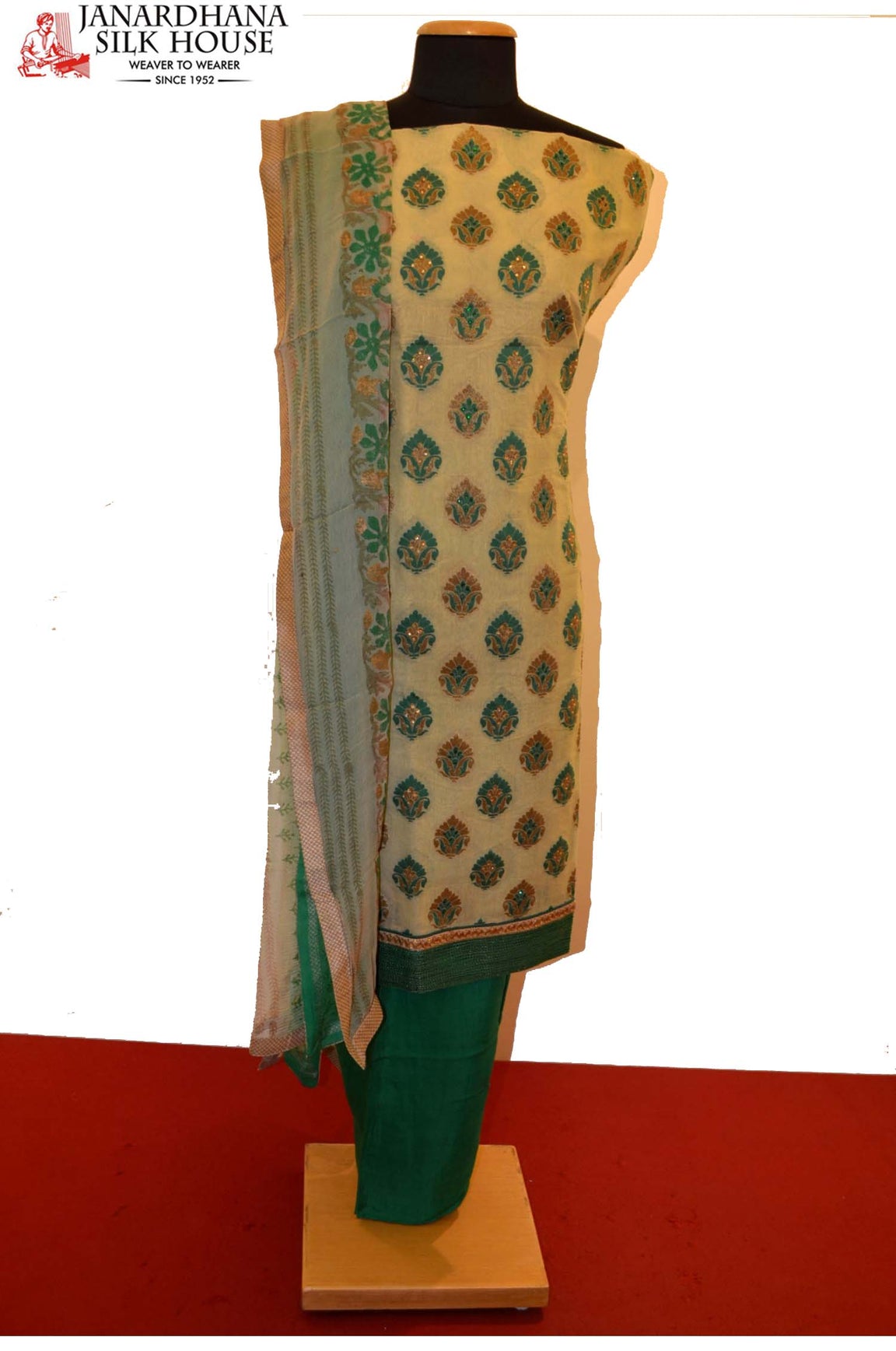Exclusive Party Wear Pure Cotton Suit AA210606