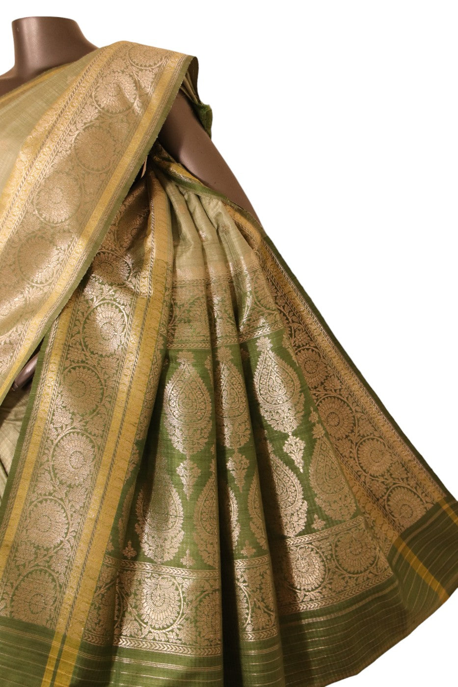 Wedding Exclusive Handloom Tussar Silk Saree AJ206367