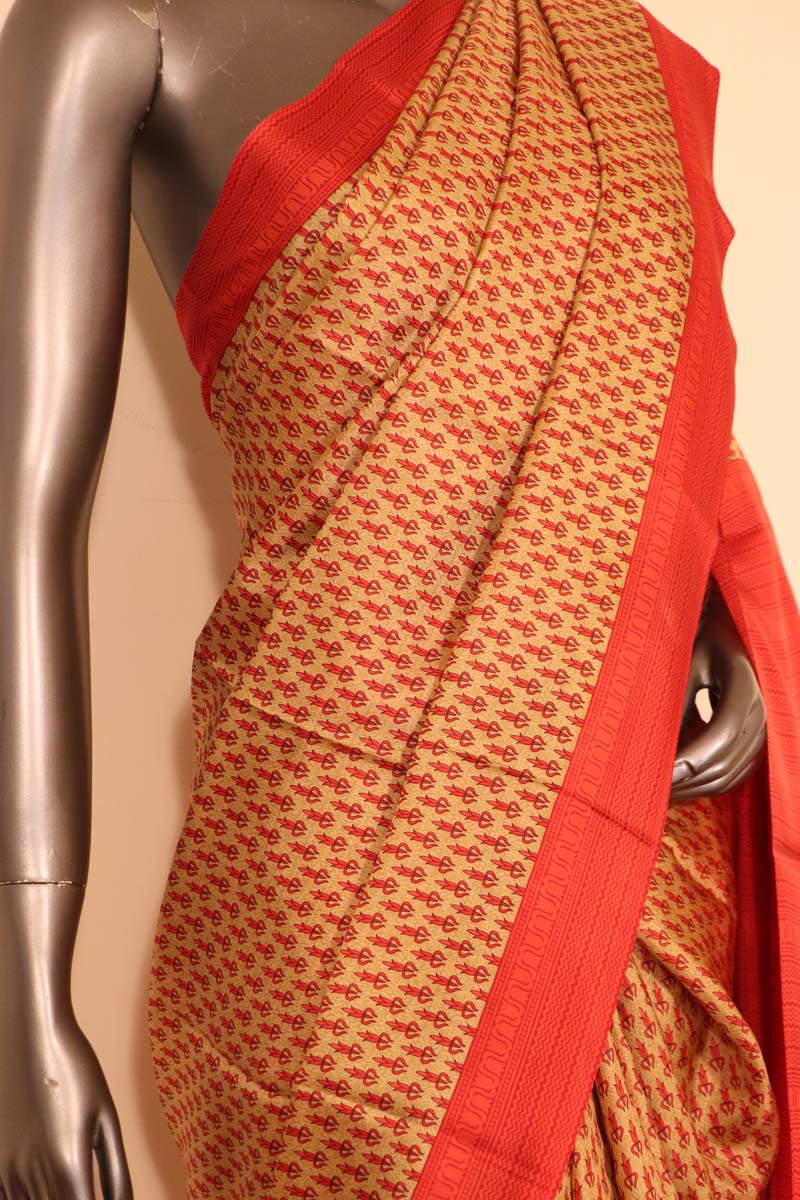 Classic Printed Silk Saree AE206065