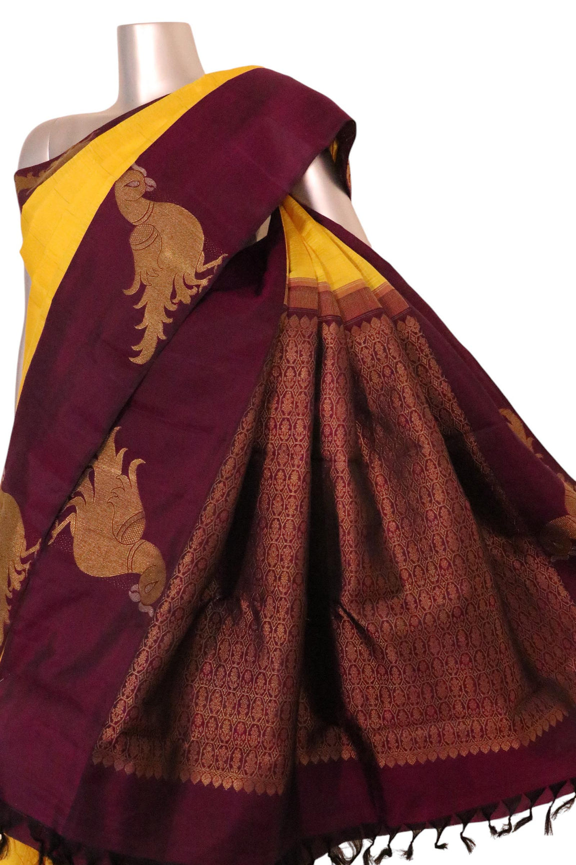 Pure Handloom Kanjeevaram Silk Saree AK212636