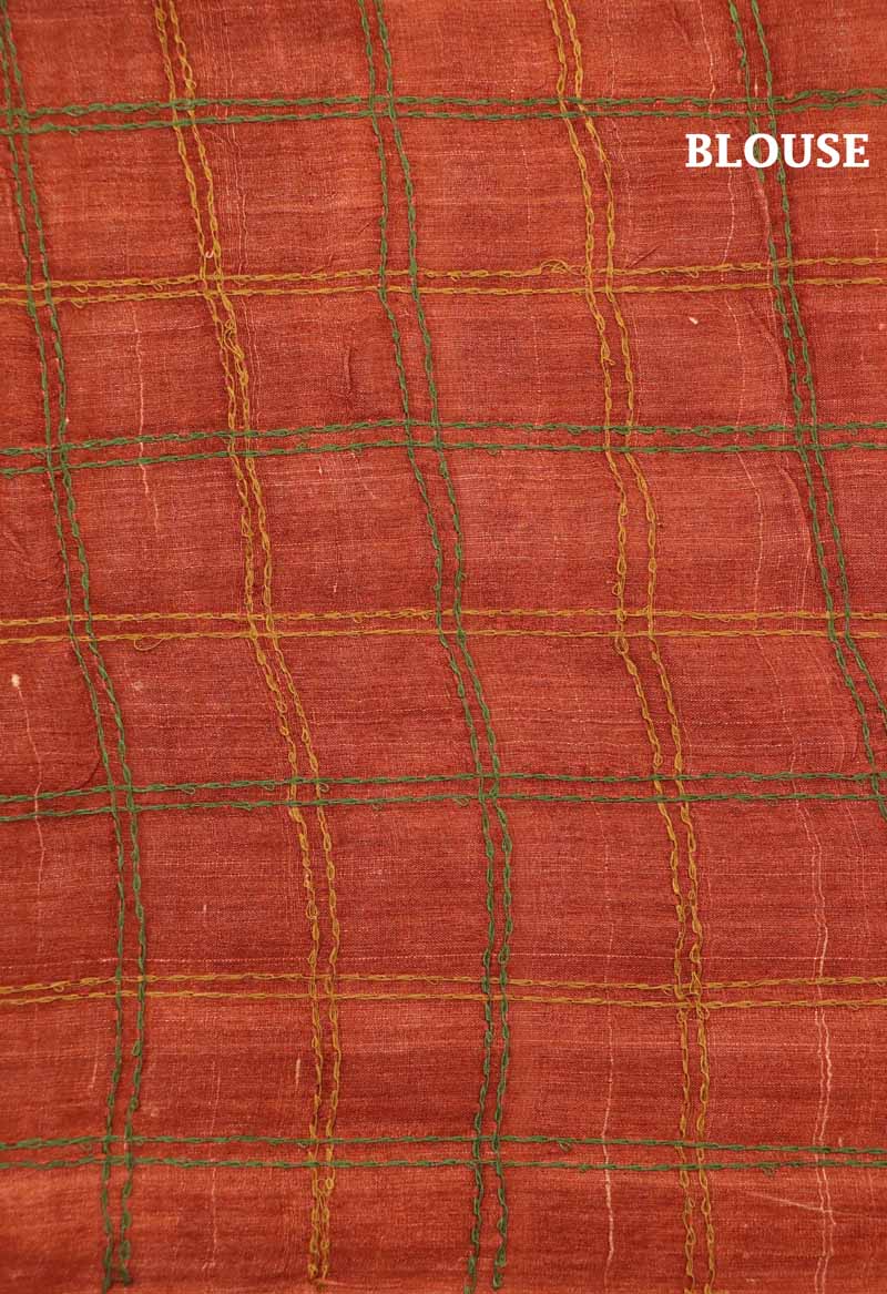 Exclusive Printed Tussar Silk Saree AH205796
