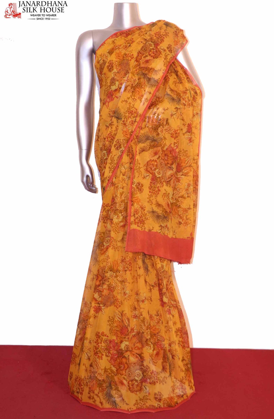 Floral Exclusive Finest Quality Pure Silk Chffion AI202056