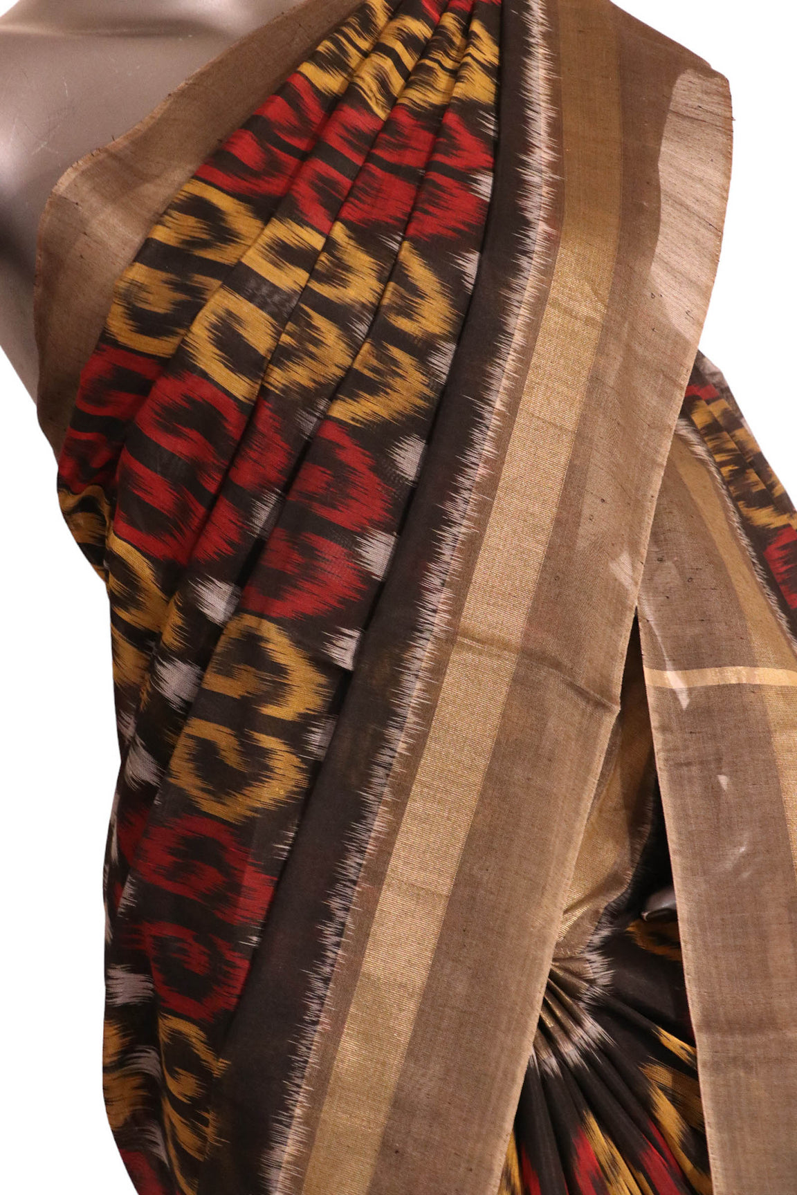 Exclusive Pochampally Silk Cotton Saree AK200055