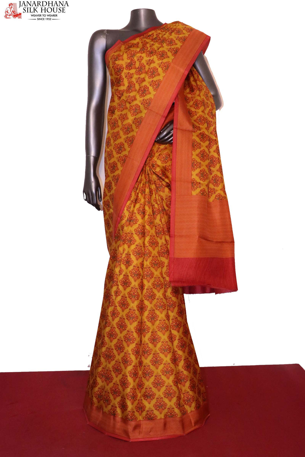 Floral Exclusive Printed Silk Saree AI208615