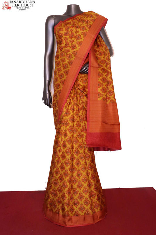 Floral Exclusive Printed Silk Saree AI208615