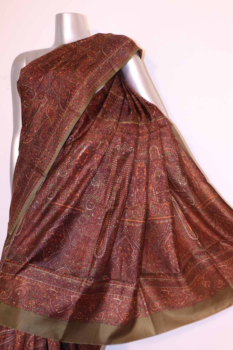 Pure Printed Silk Saree AI205549