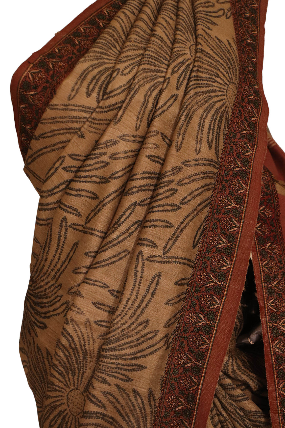 Pure Exclusive Pallu Tussar Silk Saree AJ205766