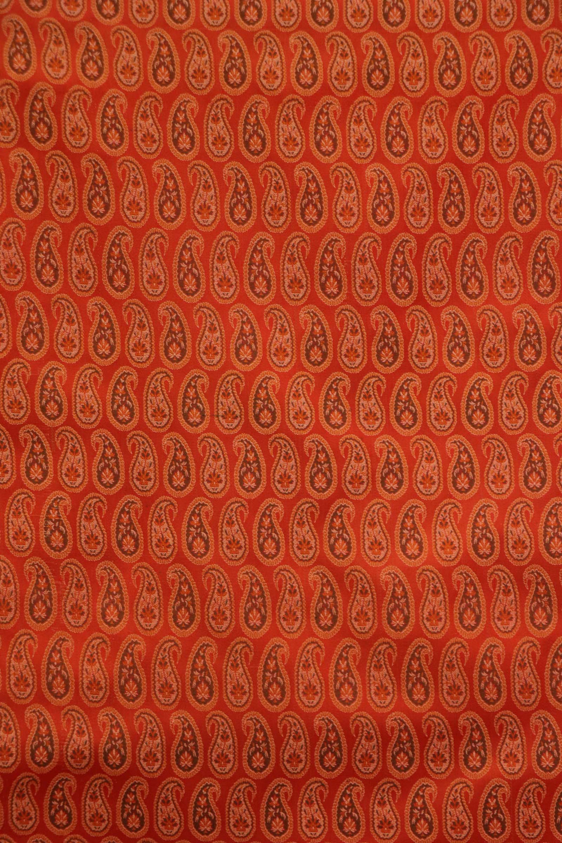 Handloom Pure Silk Jamawar Fabric AA215857