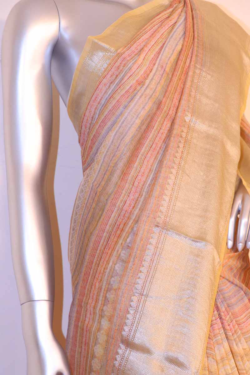 Exclusive Pure Linen Silk Saree AI201046
