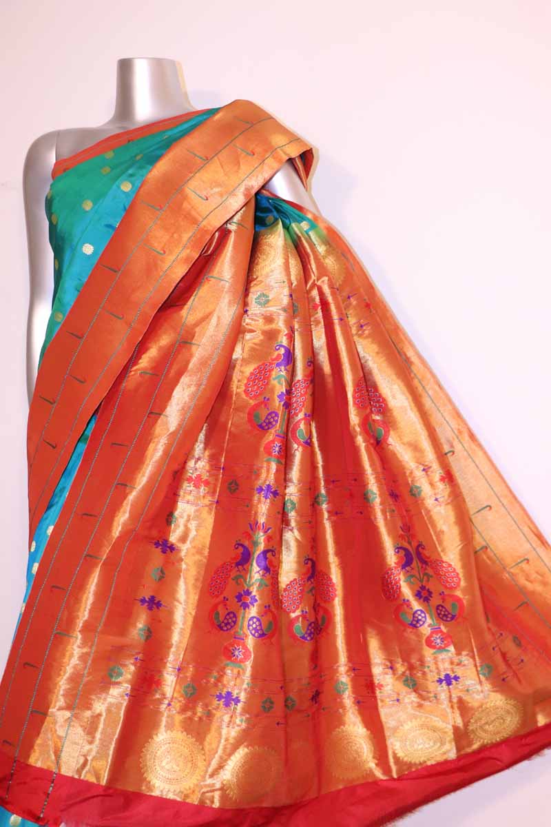 Grand Wedding Meenakari Paithani Silk Saree AI205399