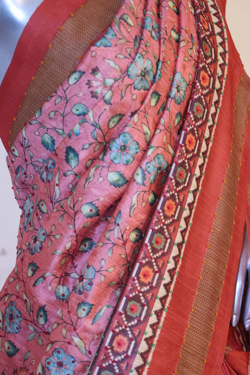 Embroidery Art Silk Saree AI205192