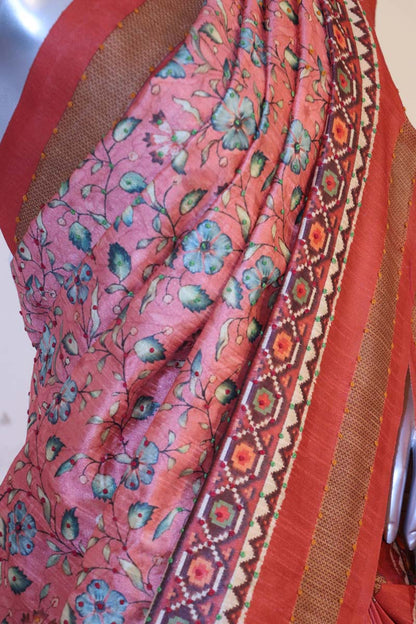 Embroidery Art Silk Saree AI205192