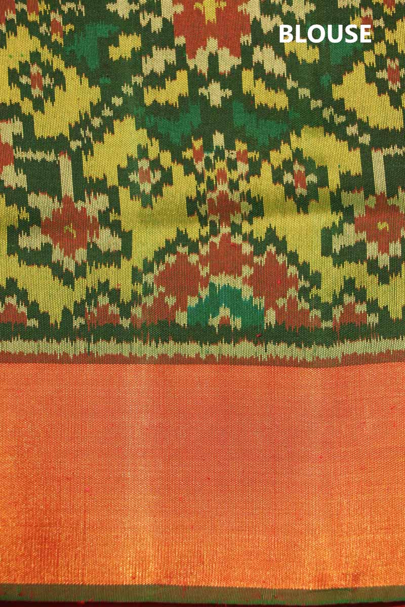 Handloom Exclusive Ikat Patola Silk Saree AH210058