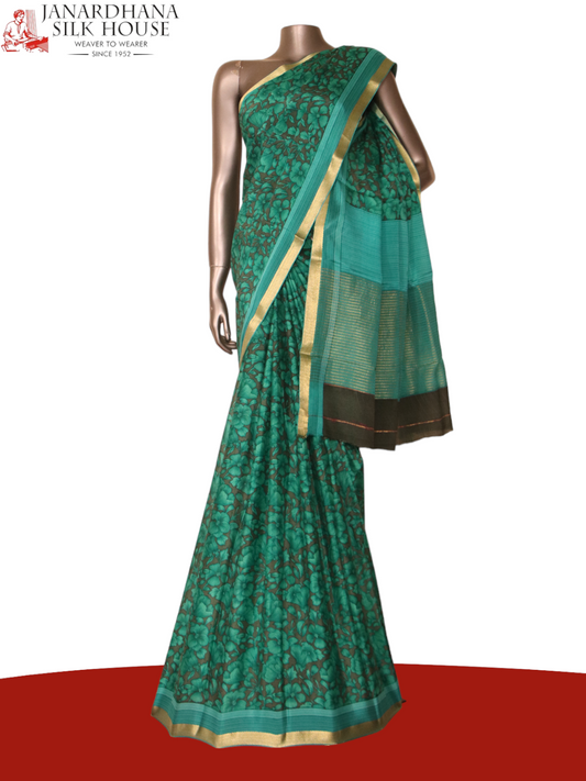 Floral Exclusive Pure Crepe Silk Saree AJ205414
