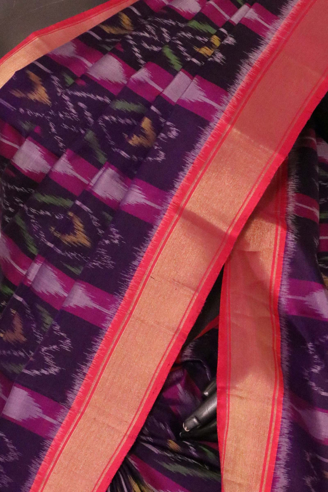 Designer Exclusive Handloom Ikat Soft Silk Saree AL211567