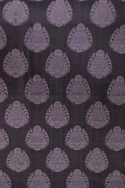 Handloom Pure Silk Jamawar Fabric AE205197