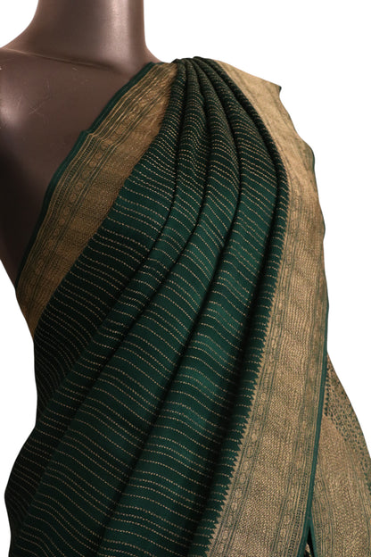 Pure Mysore Crepe Silk Saree AK212910