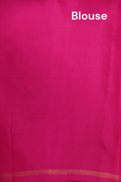 Half And Half Handloom Kanjeevaram Silk Saree AK201629