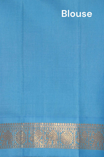 Exclusive Contrast Wedding Kanjeevaram Silk Saree AJ212558
