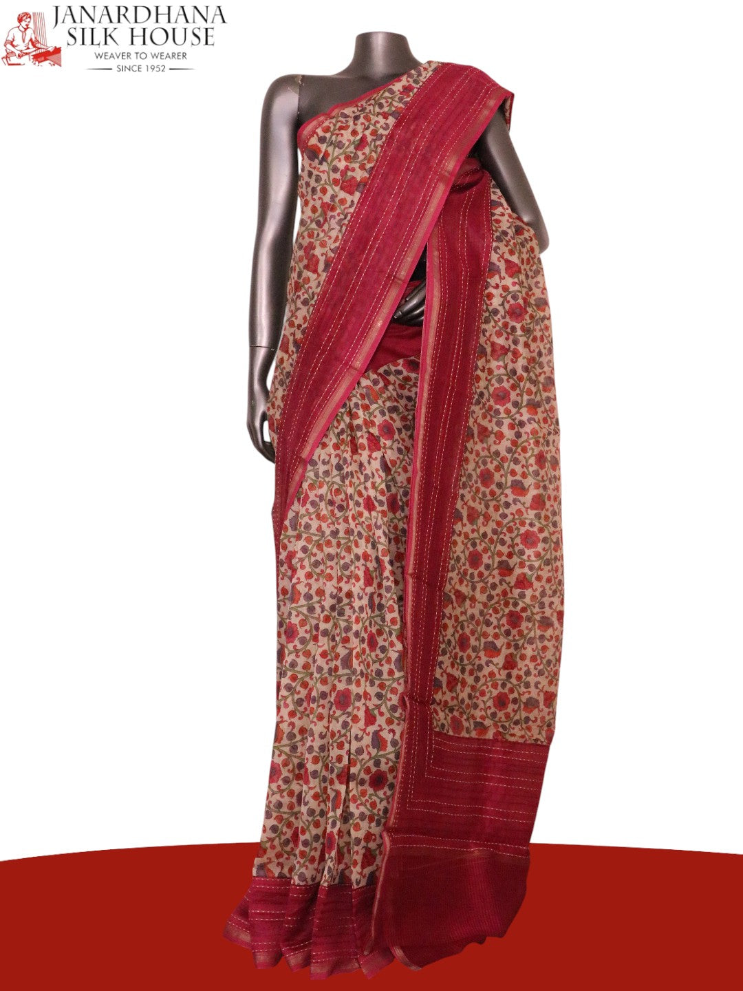 Exclusive Pure Chanderi Cotton Saree AL205692