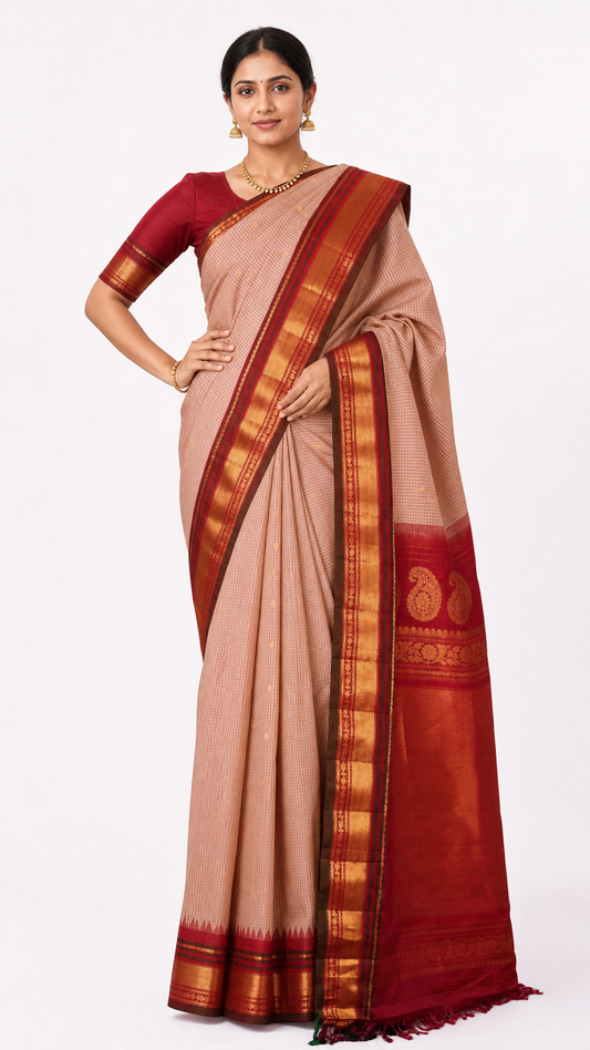 Exclusive Pure Gadwal Silk Saree AL212576