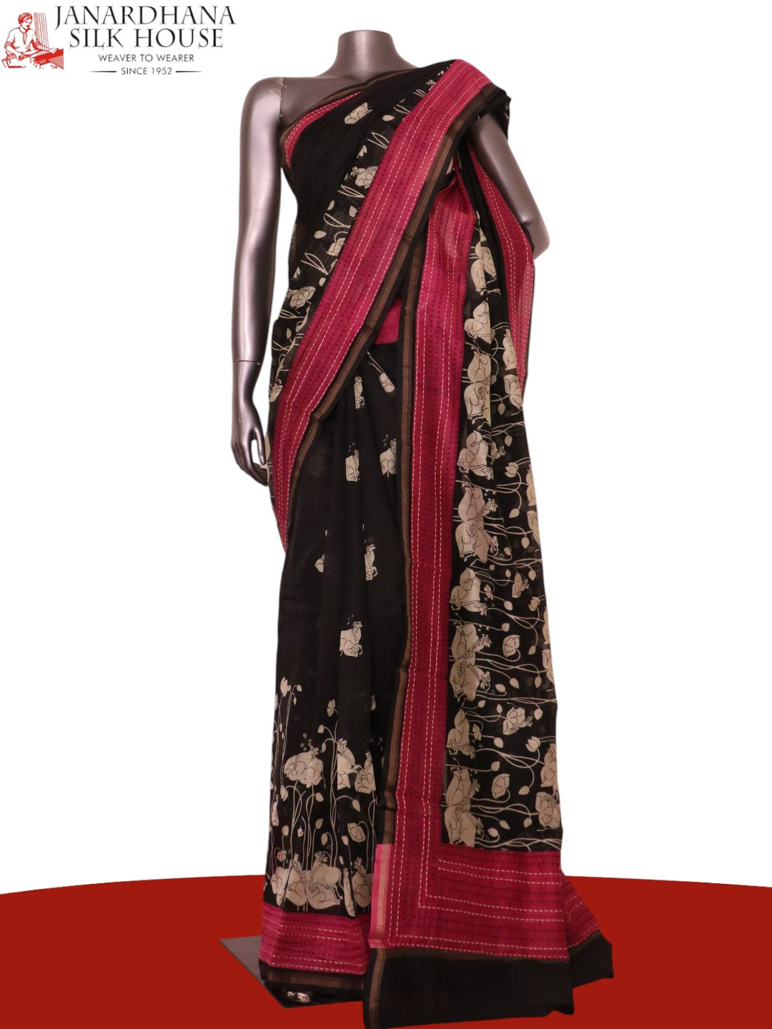 Exclusive Pure Chanderi Cotton Saree AL205685
