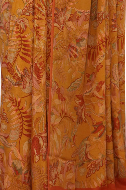 Floral  Pure Crepe Silk Saree AL203268