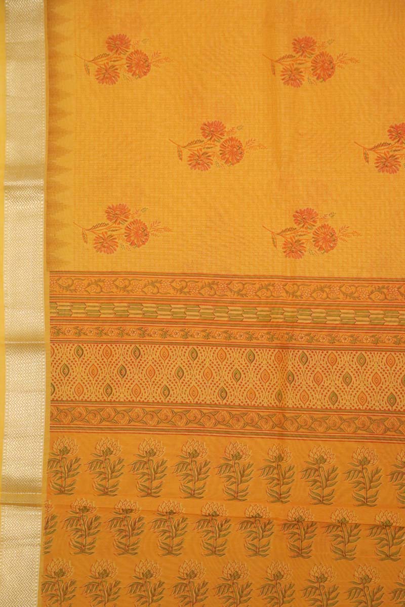 Printed Pure Cotton Saree AH204013