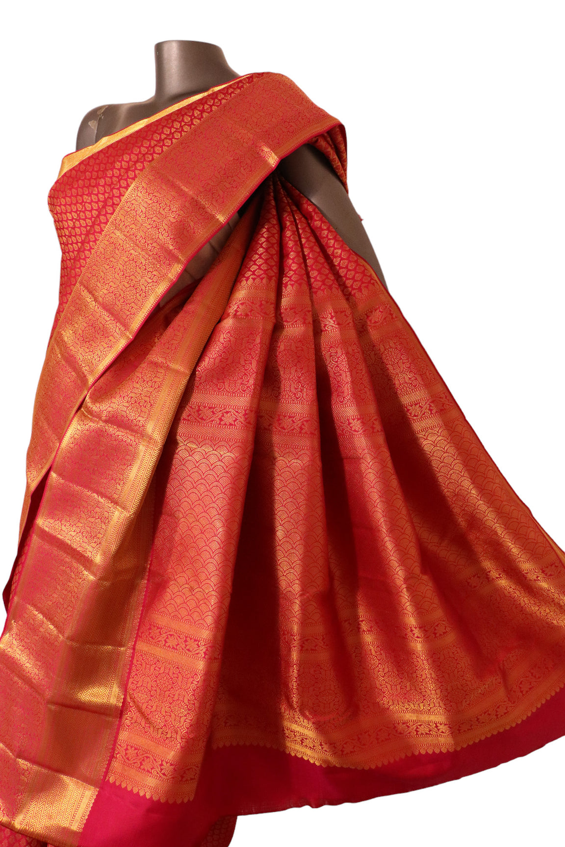 Bridal Wedding Kanjeevaram Silk Saree AJ206403