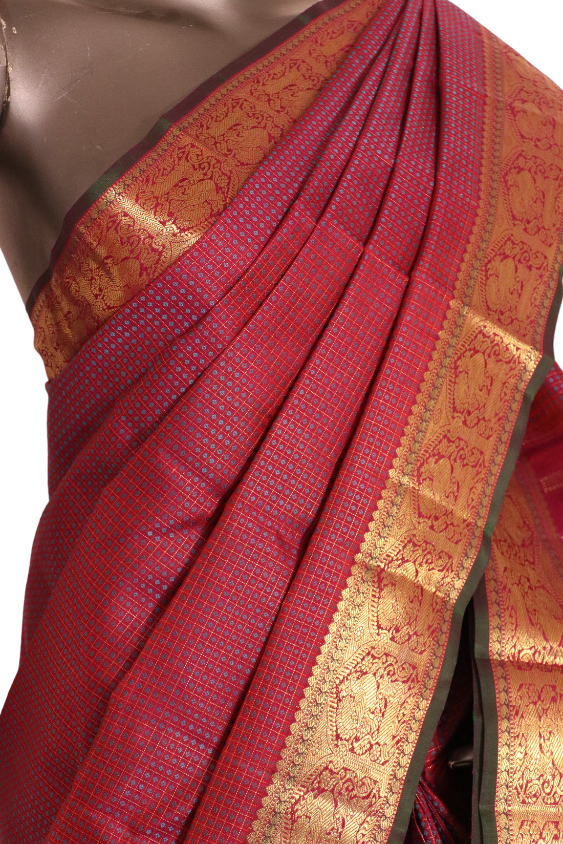 Bridal Wedding Kanjeevaram Silk Saree AJ203728