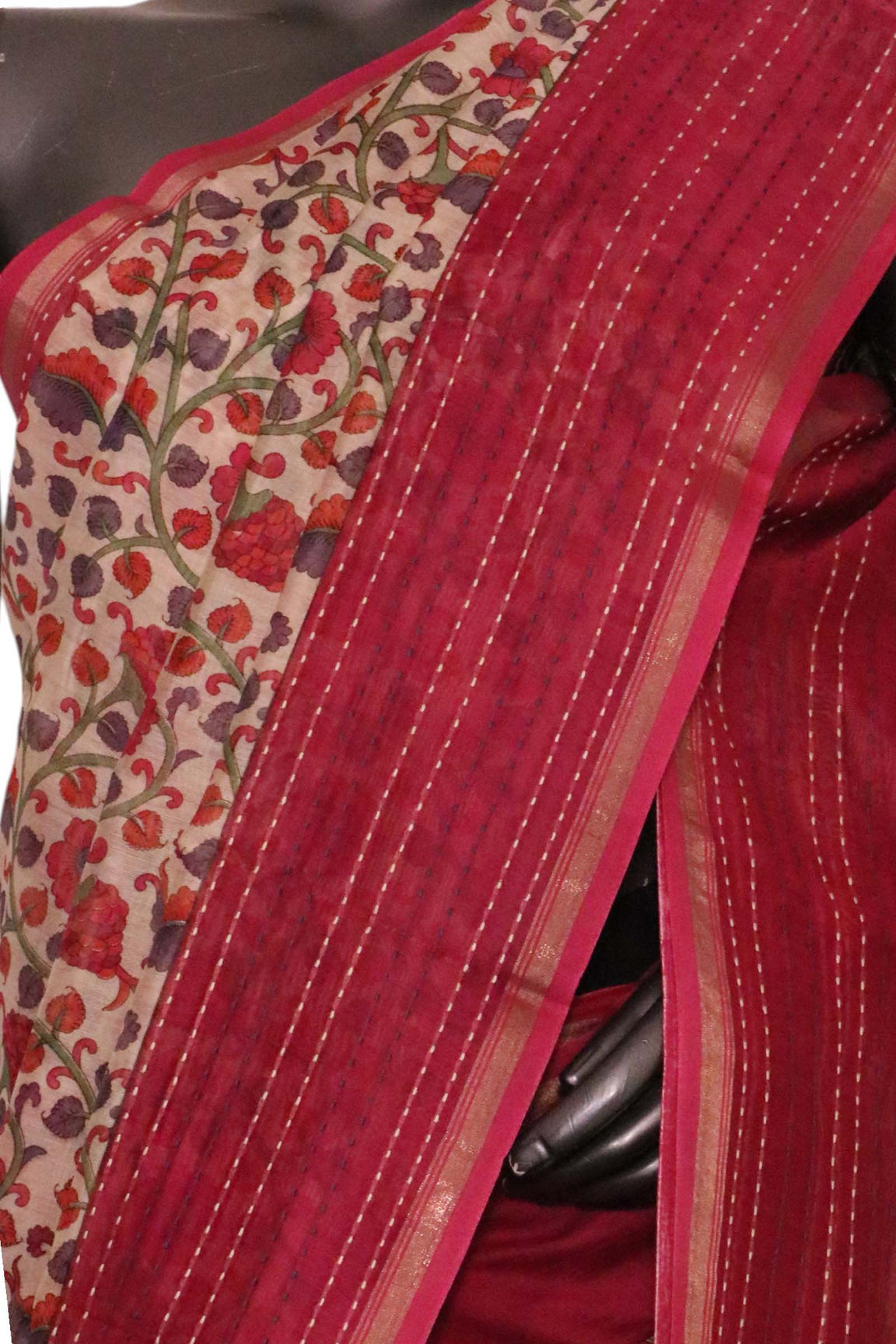 Exclusive Pure Chanderi Cotton Saree AL205692