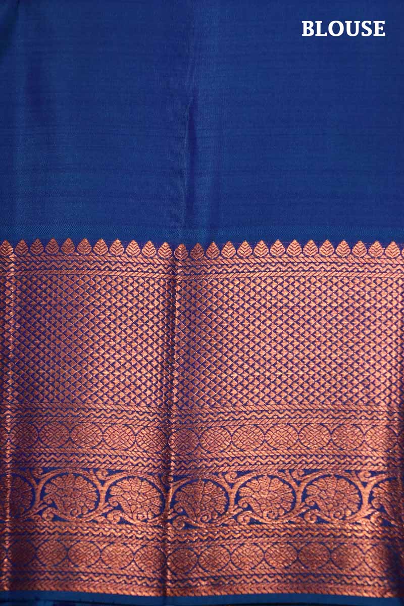 Exclusive Copper Kanjeevaram Silk Saree AH208604