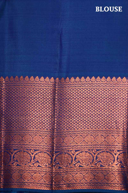 Exclusive Copper Kanjeevaram Silk Saree AH208604