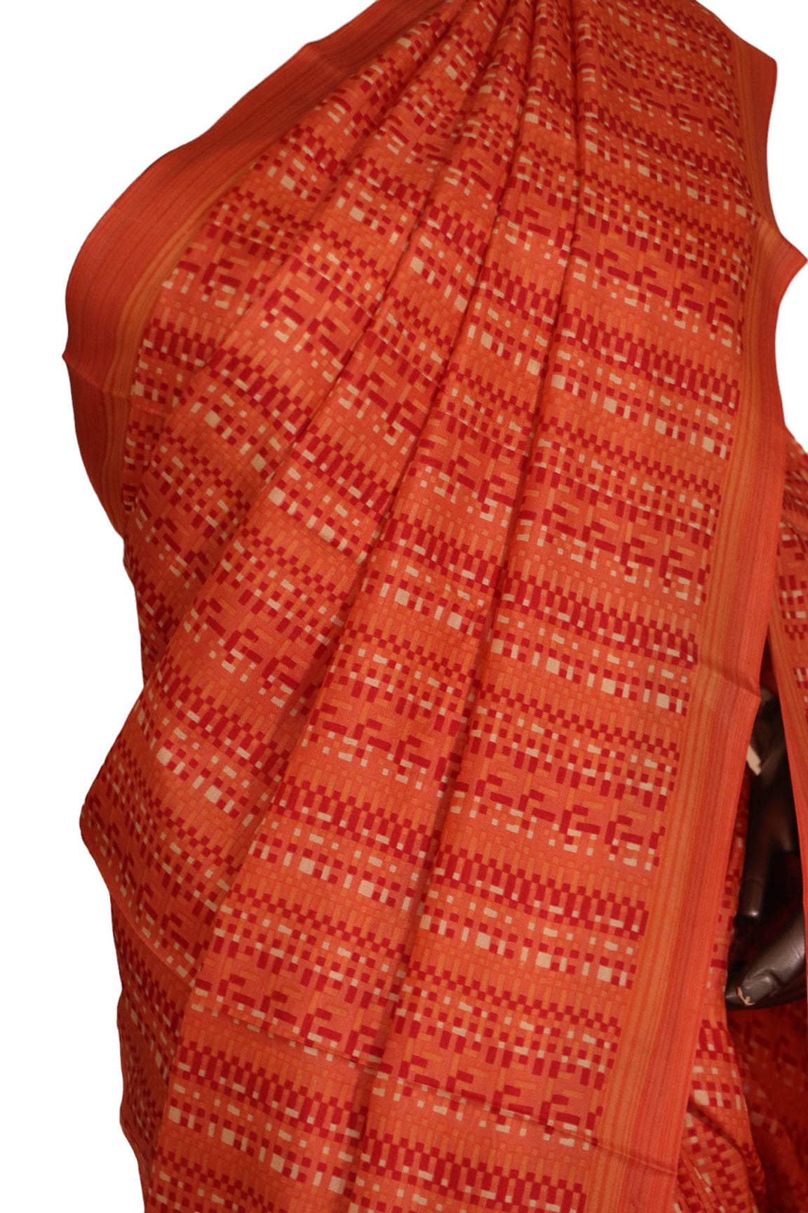 Abstract Exclusive Printed Silk Saree AJ205433