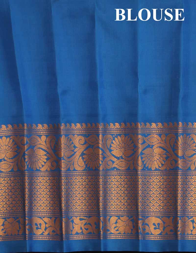Grand &amp; Ganga Jamuna Handloom Pure Gadwal Silk Saree AG207199