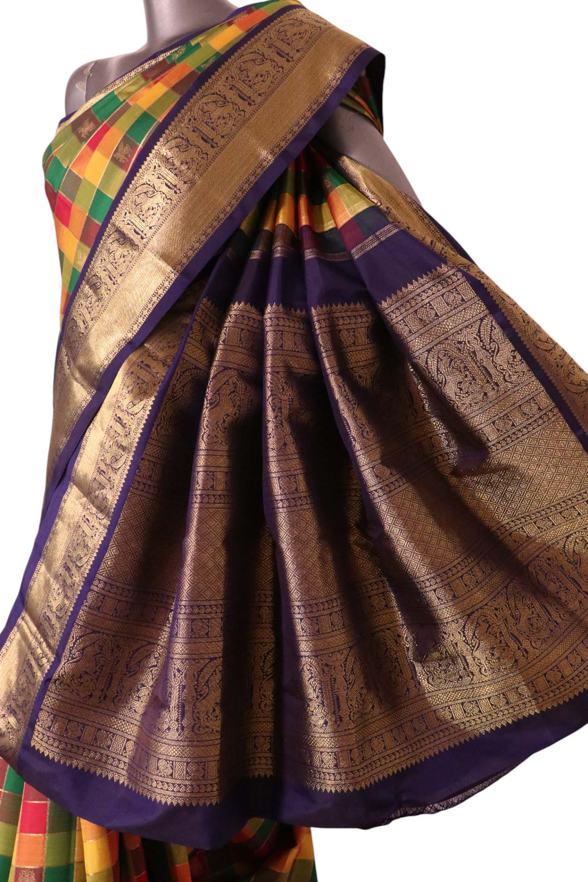 Pure Handloom Kanjeevaram Silk Saree AL202929