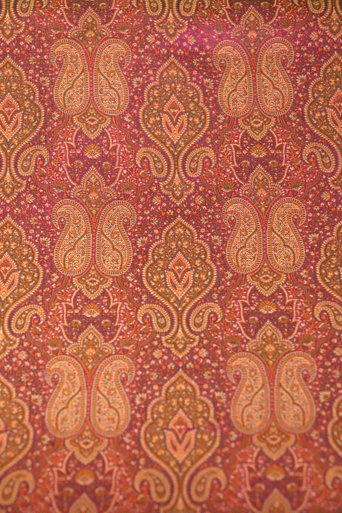 Handloom Pure Silk Jamawar Fabric AC205166