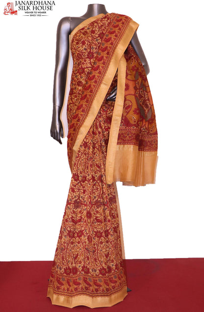 Floral Printed Pure Cotton Saree AI208369