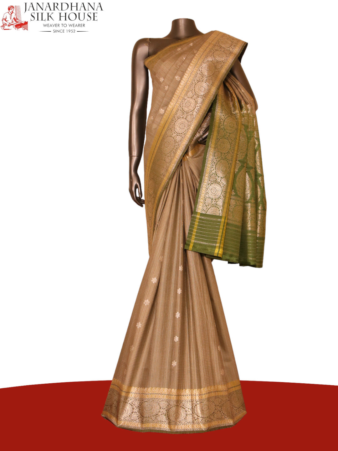 Wedding Exclusive Handloom Tussar Silk Saree AJ206365