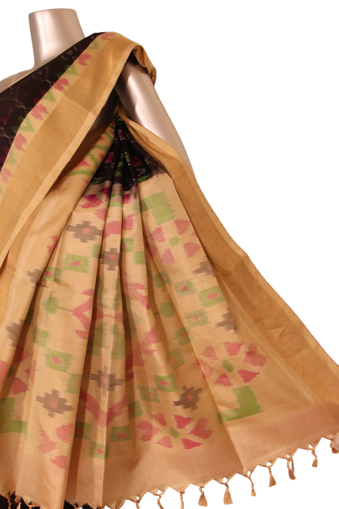 Designer Exclusive Handloom Ikat Soft Silk Saree AJ210730