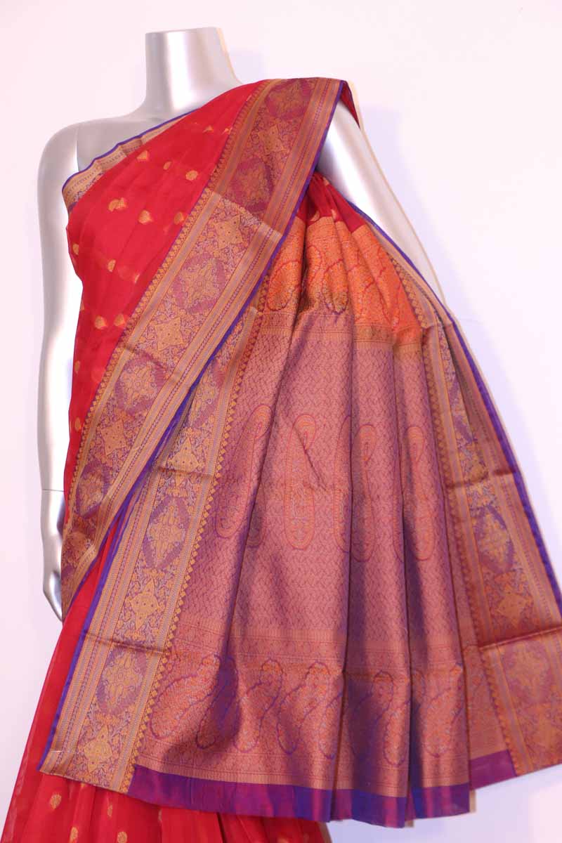 Exclusive Thread Weave Silk Cotton Saree AH201035