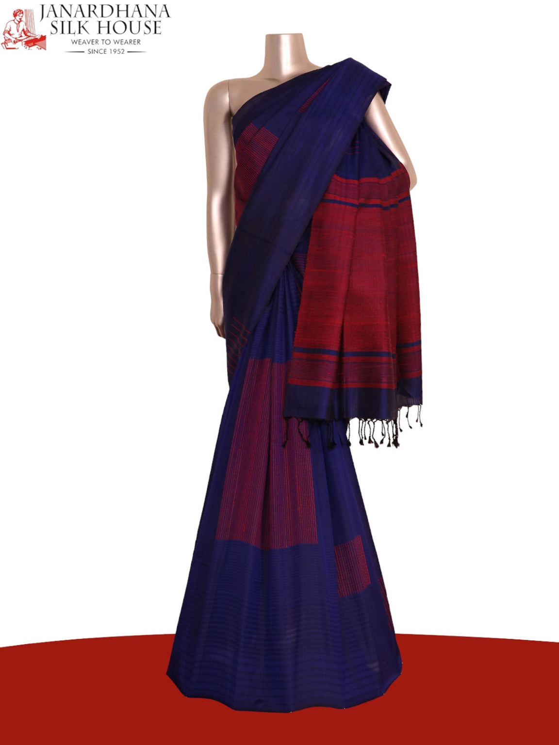 Exclusive Handloom Thread Weave Soft Silk Saree AK200619