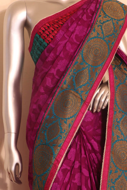 Handloom Banarasi Kora Silk Saree AAJF04845
