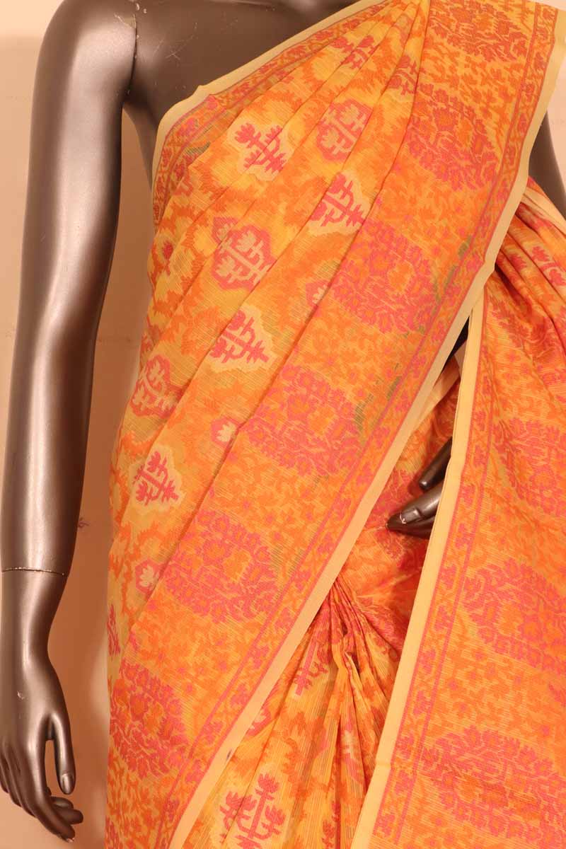 Handloom Pure Cotton Saree AG204496