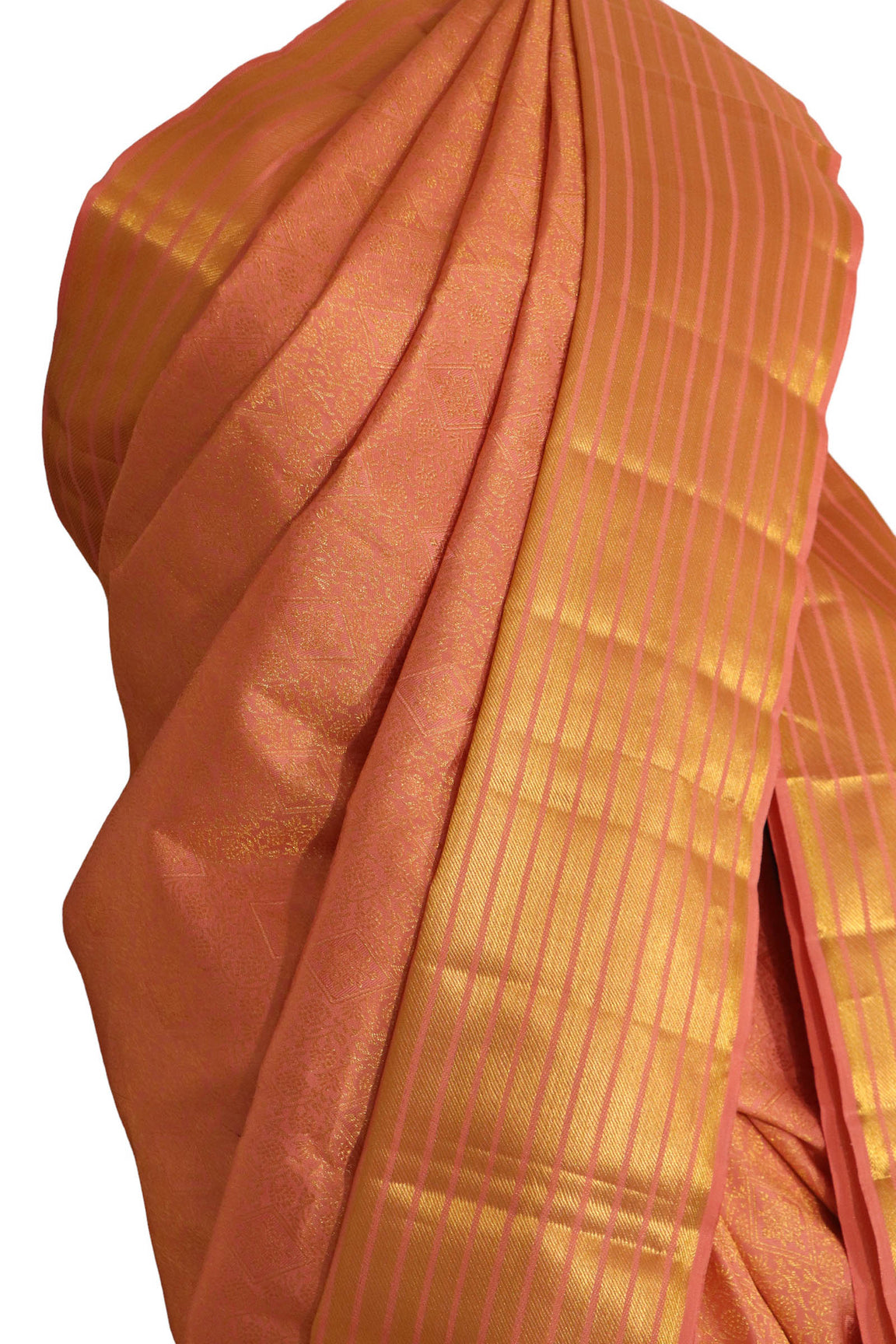 Pure Handloom Zari Brocade Kanjeevaram Silk Saree AK202062