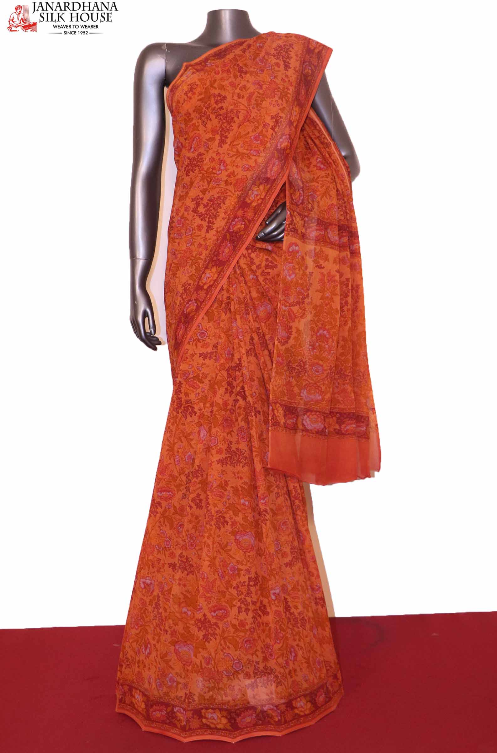 Floral Exclusive Finest Quality Pure Silk Chffion AI202051
