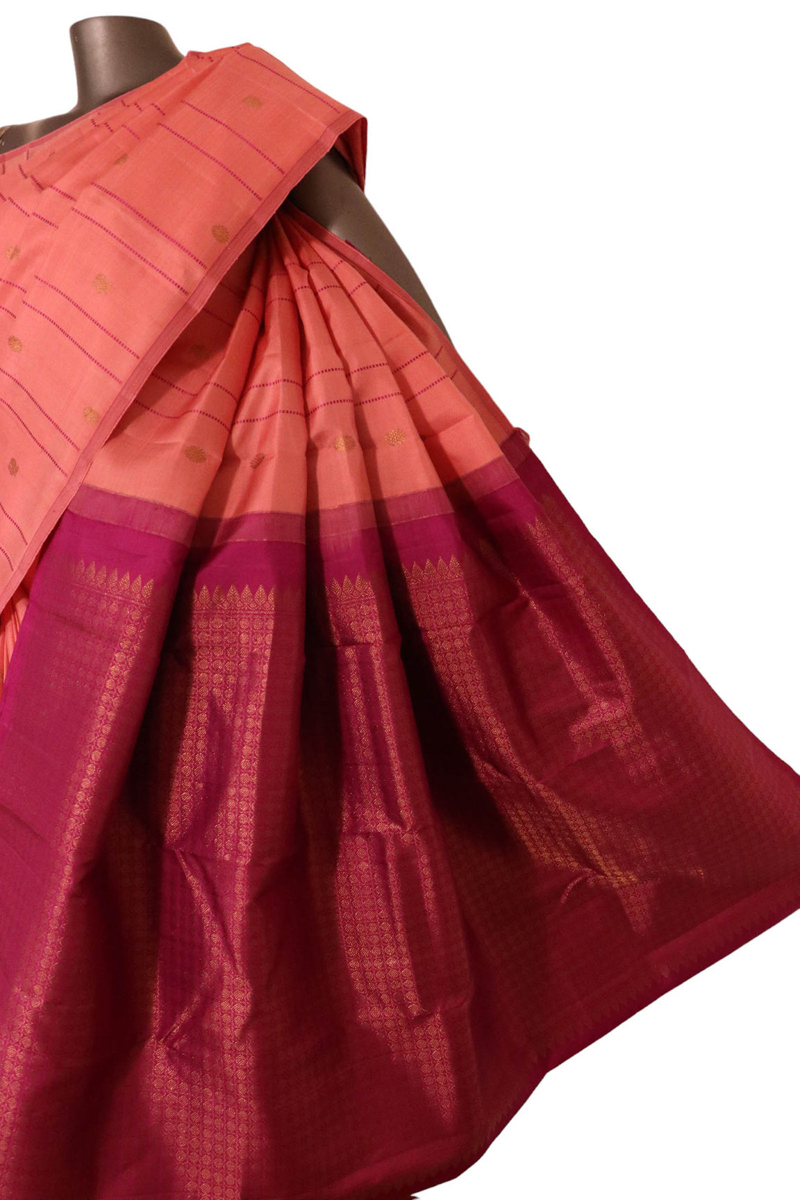 Handloom Wedding Kanjeevaram Silk Saree AJ212819