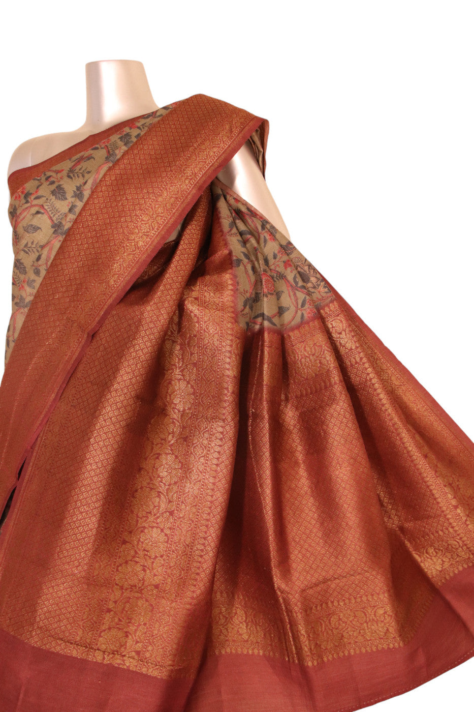 Designer Pure Tussar Silk Saree AJ210427