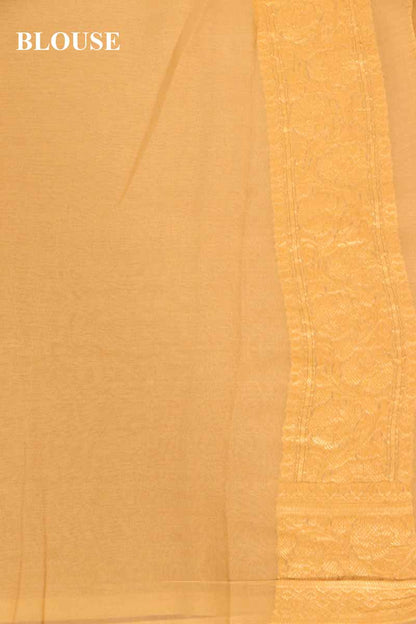 Exclusive Butta Contrast Banarasi Georgette Silk Saree AG211031