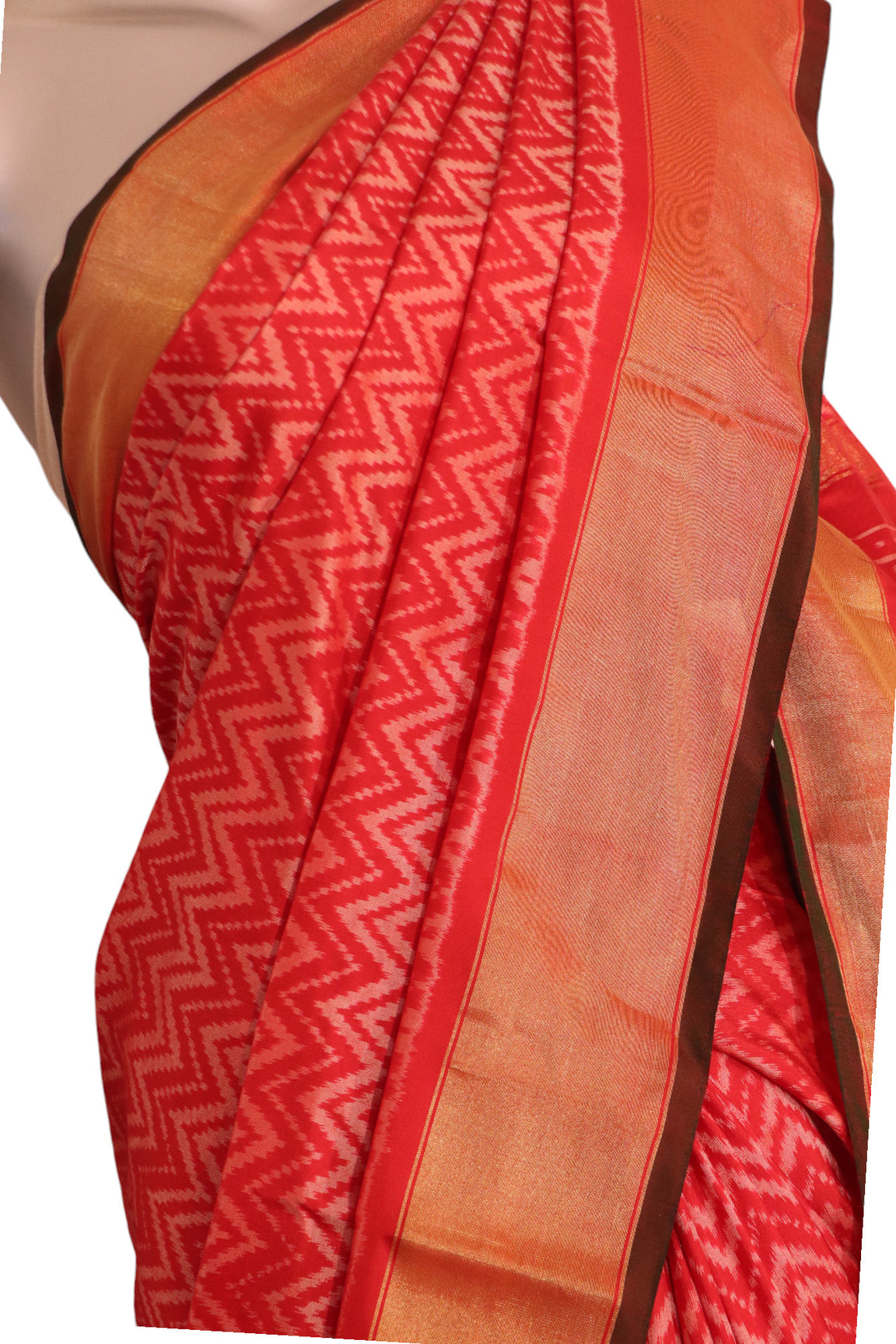 Pure Handloom Patola Ikat Silk Saree AK202816